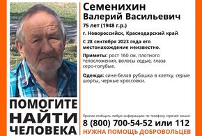 В Новороссийске бесследно пропал 75-летний пенсионер
