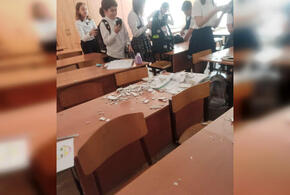 Следователи начали проверку после обрушения потолка в школе Краснодара