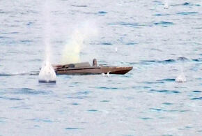 В Черном море уничтожили с воздуха безэкипажный катер ВСУ