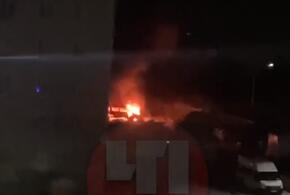 В Геленджике сгорел автомобиль
