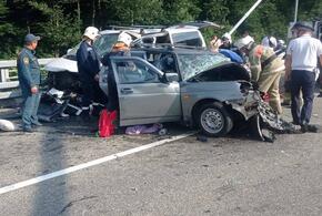  В Сочи женщина-водитель погибла в тяжелом ДТП, двое детей пострадали