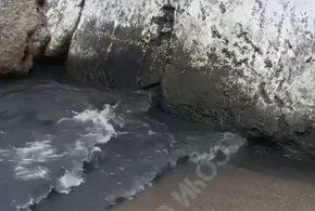 В районе пляжа «Бытха» в Сочи зафиксирован слив нечистот в море